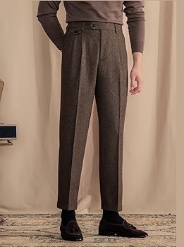 パンツ 30s vintage tweed slacks damage nep Vintage Tweed Pants For Men Suit Casual Trousers With